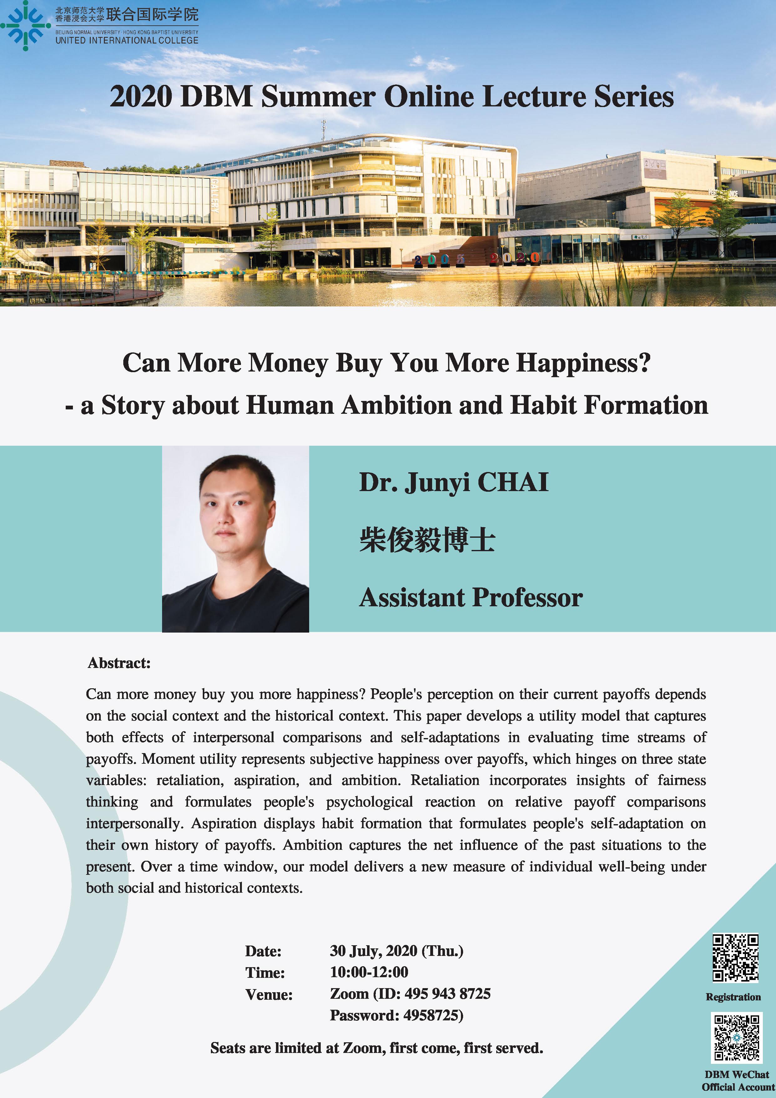 30 July Dr. Chai 小