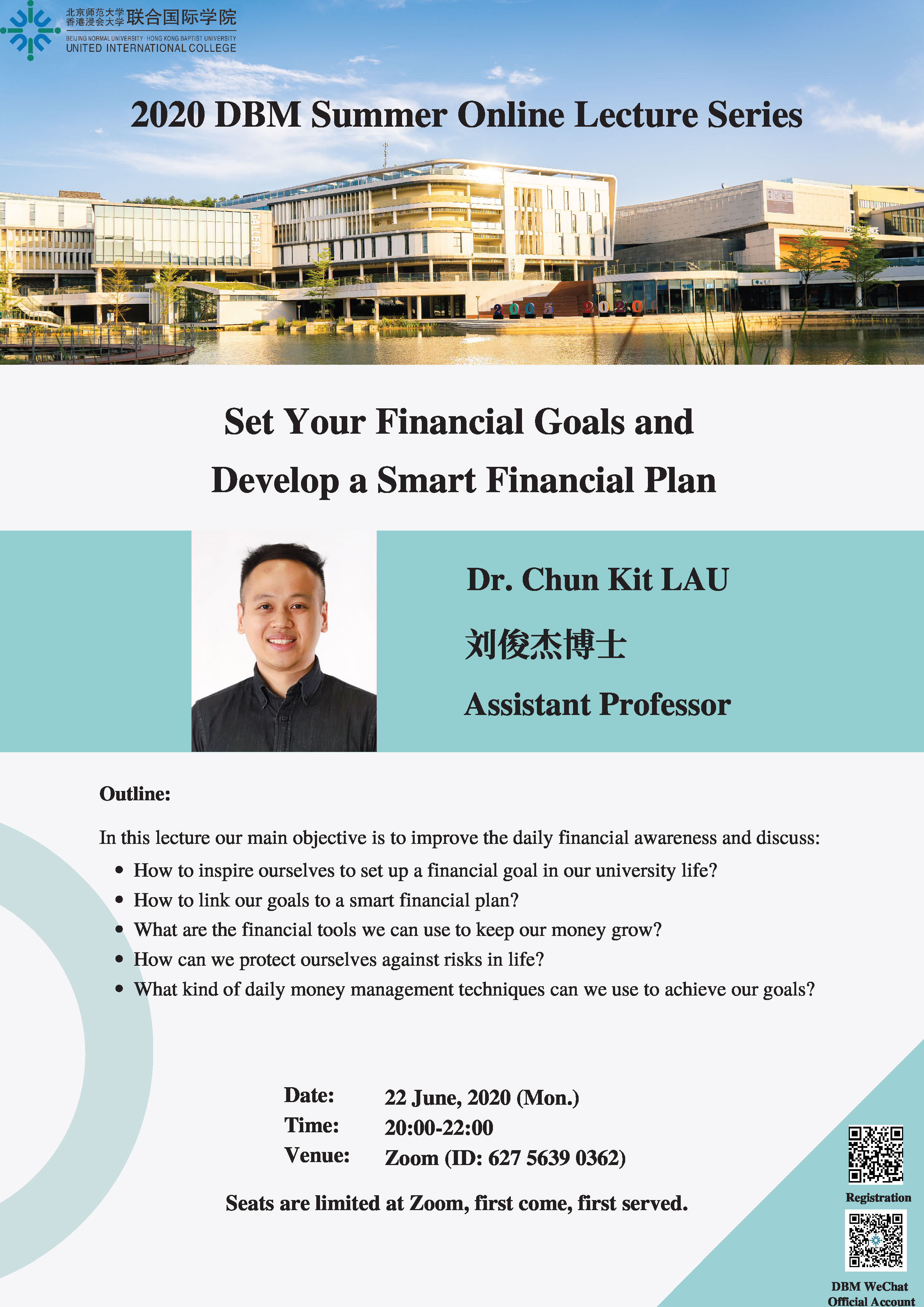 22 June Dr. Chun Kit Lau 小